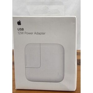 Genuine Apple 12W USB Power Adapter Sealed Wall Charger iPhone iPad Apple Watch